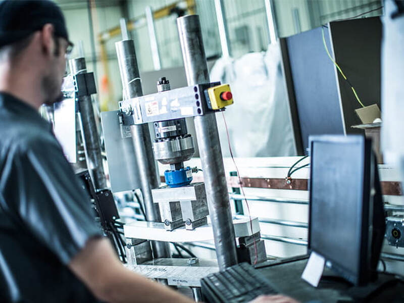Material strength testing